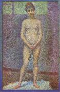 Georges Seurat Model,Front View (mk09) USA oil painting artist